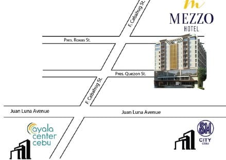 mezzo hotel map