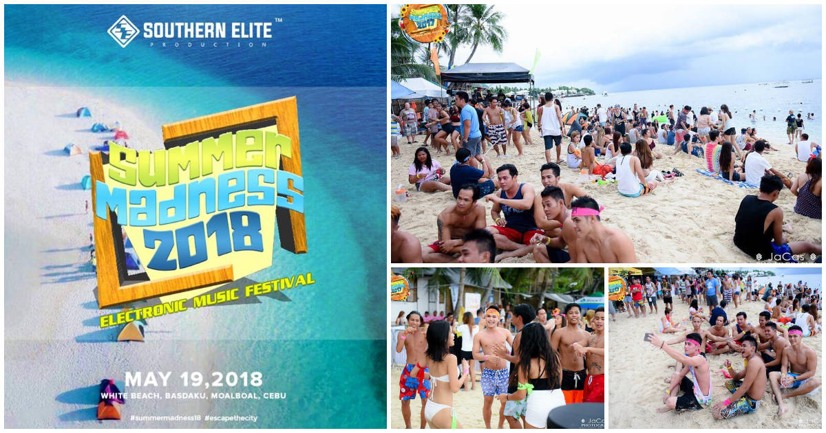 Summer Madness Cebu 2018: White Beach Basdaku, Moalboal