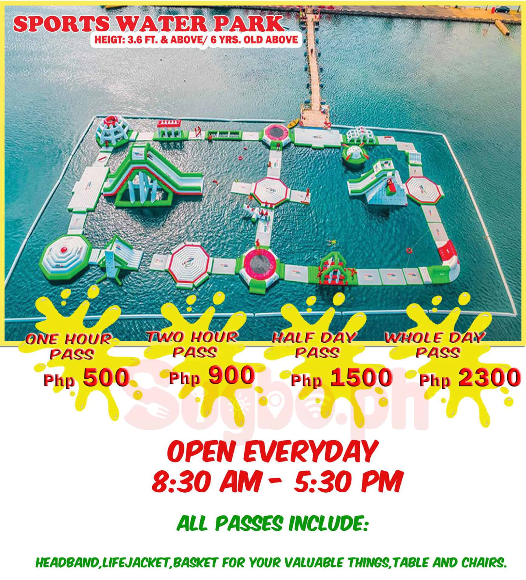 aquaquattro-inflatableisland-rates-cebu