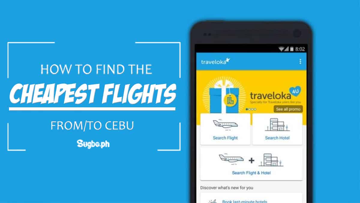 CHEAPEST Flights from/to Cebu with Traveloka’s Multiple