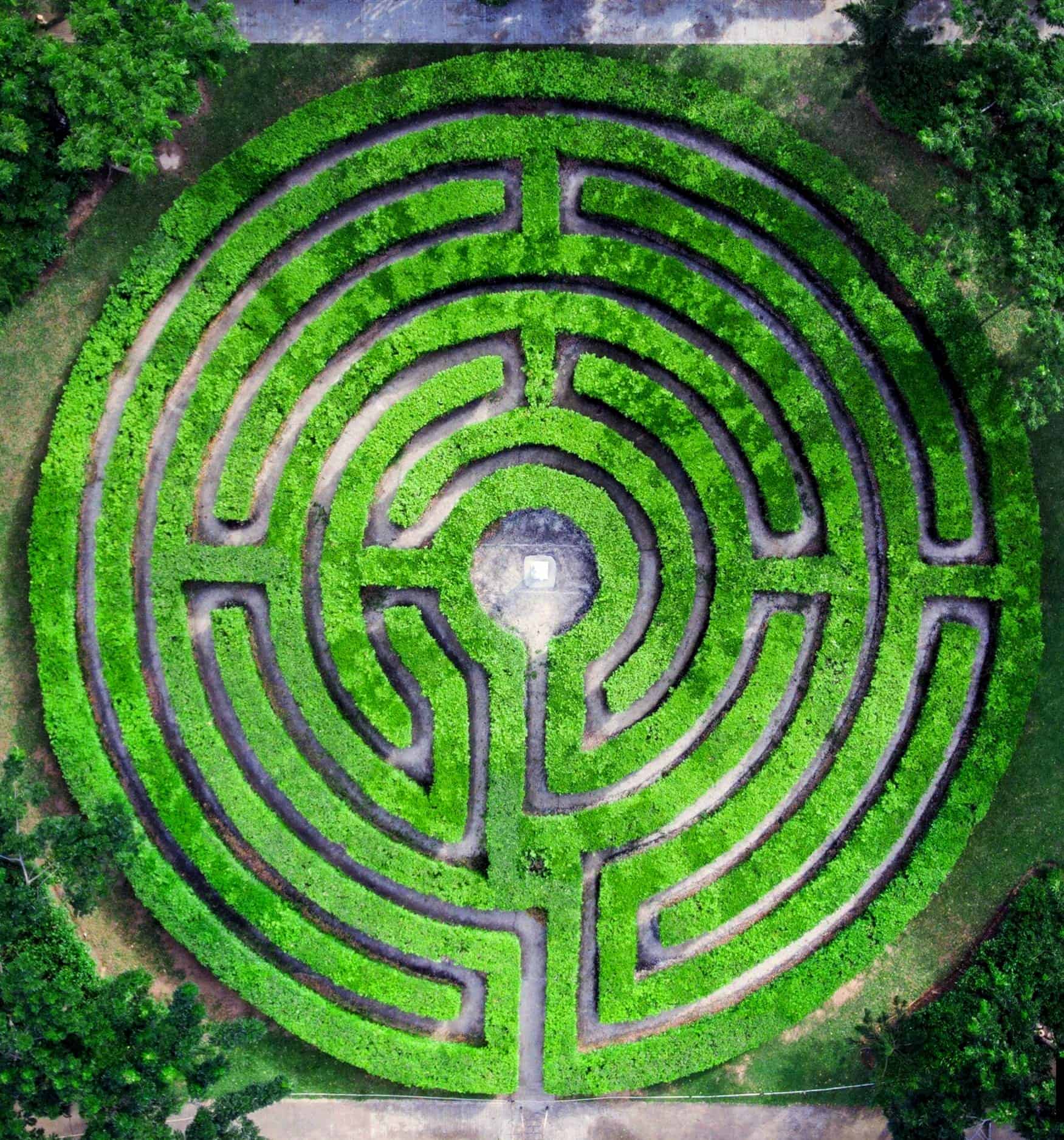 Amazing Maze Garden At The Labyrinth In Toledo City