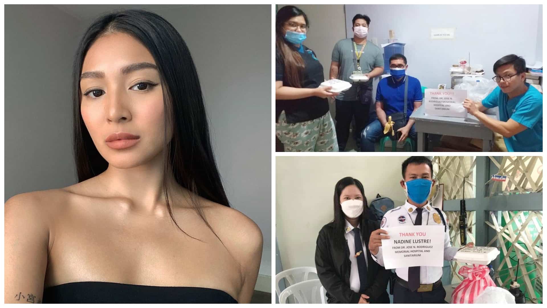 1Nadine Lustre donates for frontliners COVID-19