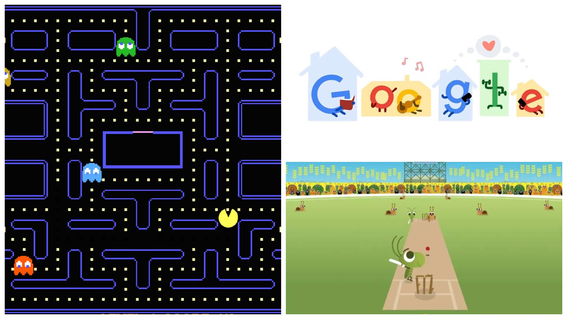 Bored Google Doodle Returns With Popular Interactive Games