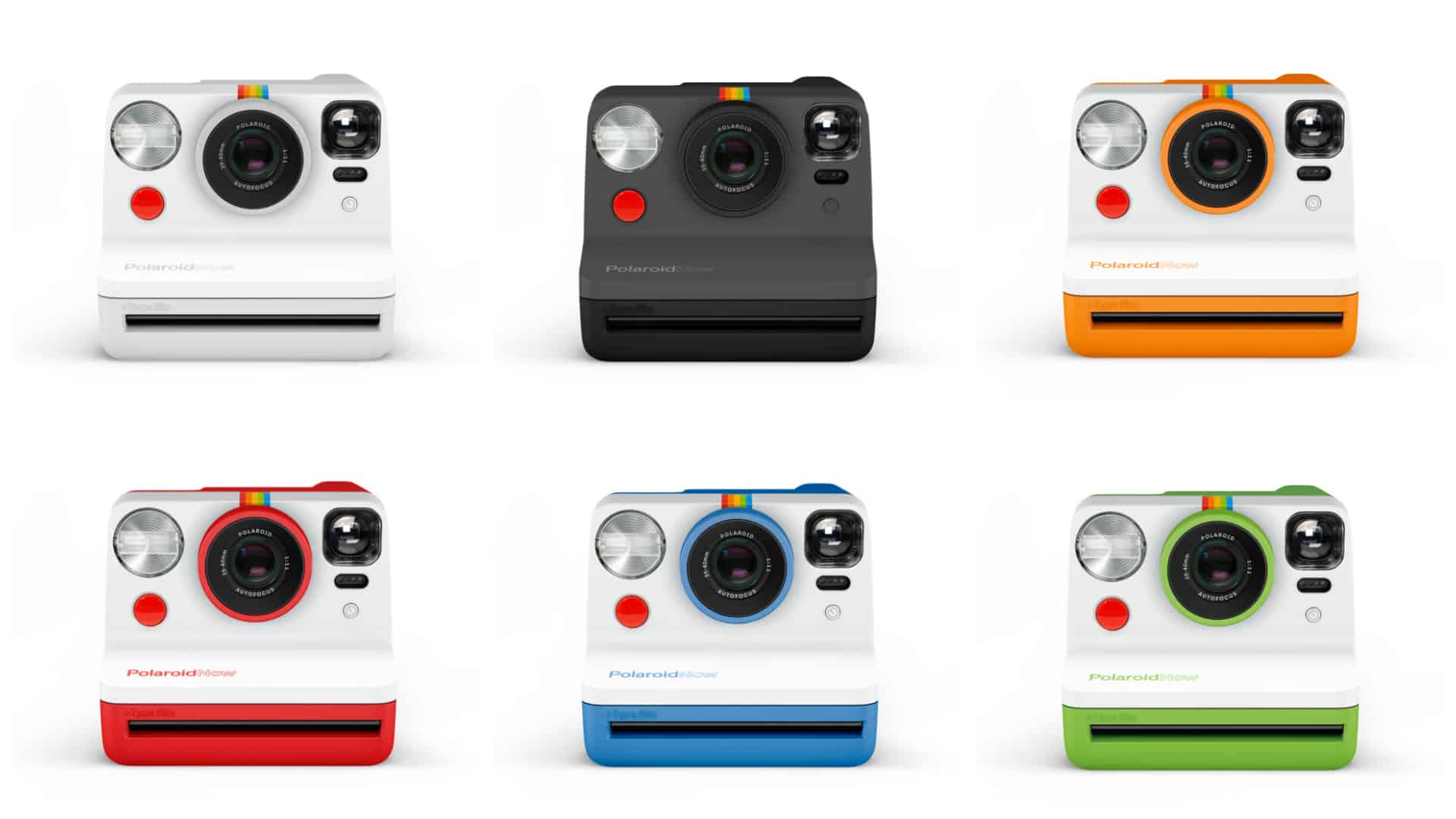 colors of polaroid cameras