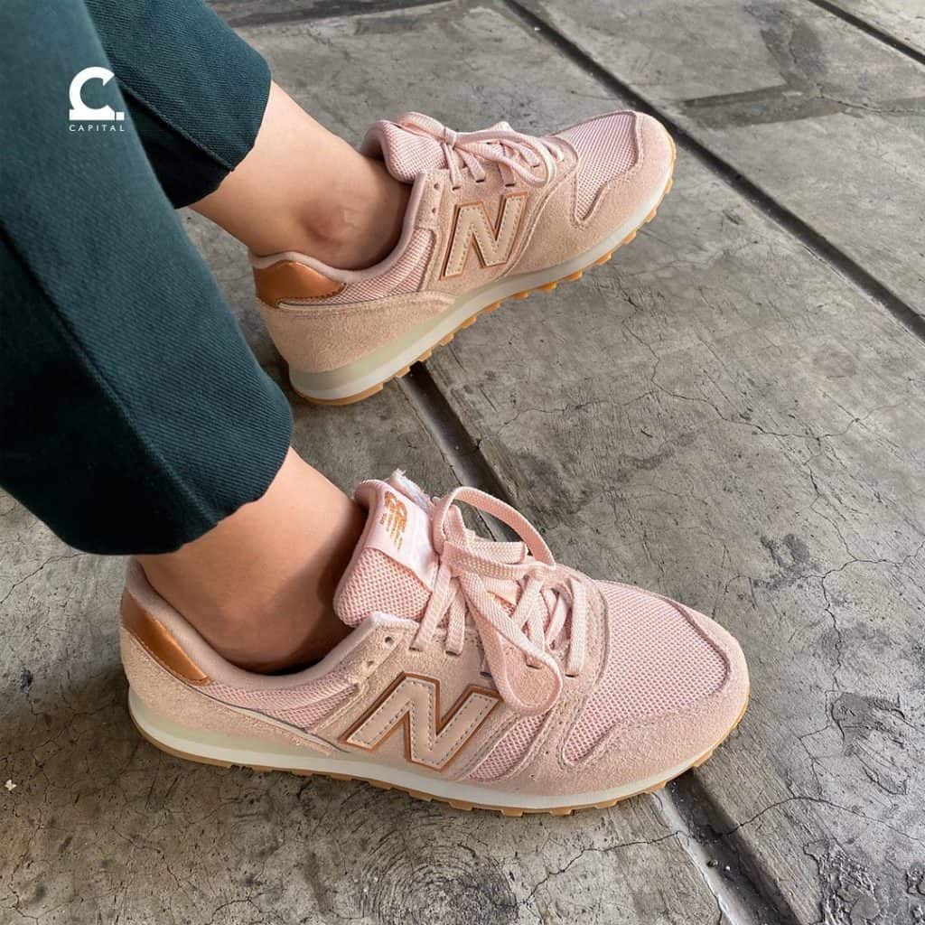 pink and gold new balance