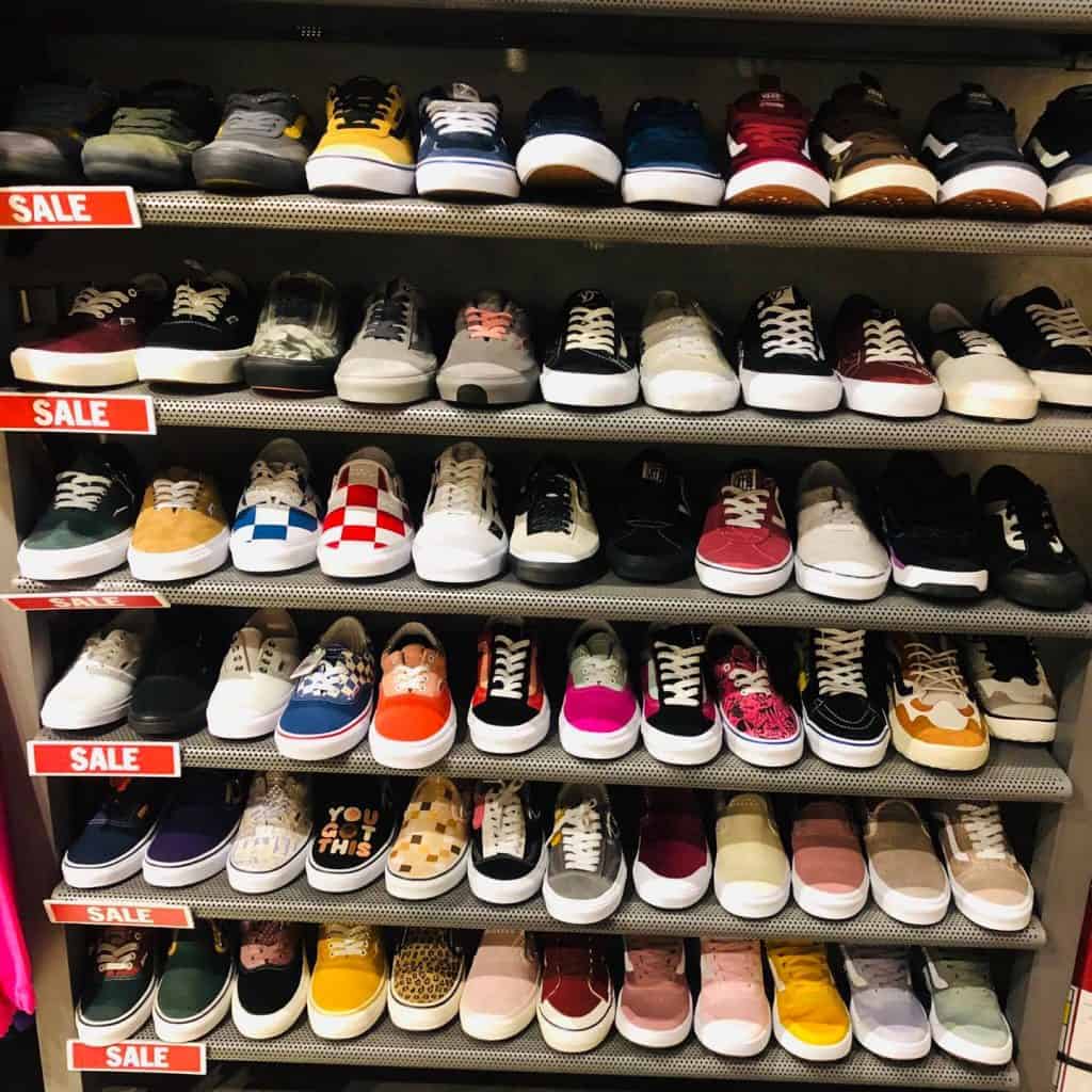 vans in store sale