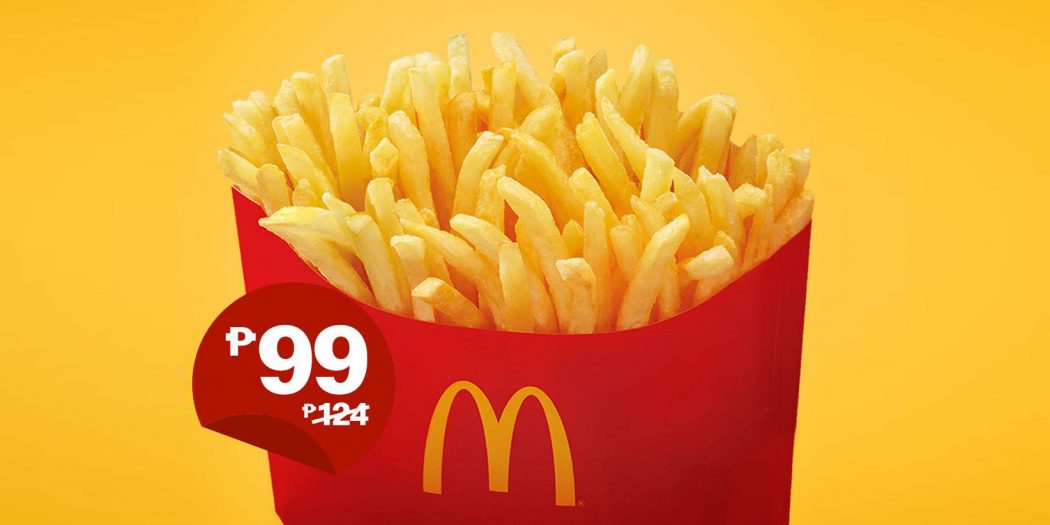 Get McDo's BFF fries for only P99 until August 31