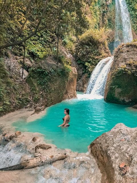 Dive And Jump In Ginatilans Breathtaking Inambak Falls