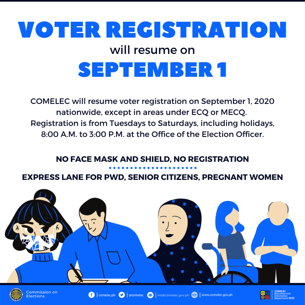 Comelec Resumes Voters Registration Sugbo Ph Cebu