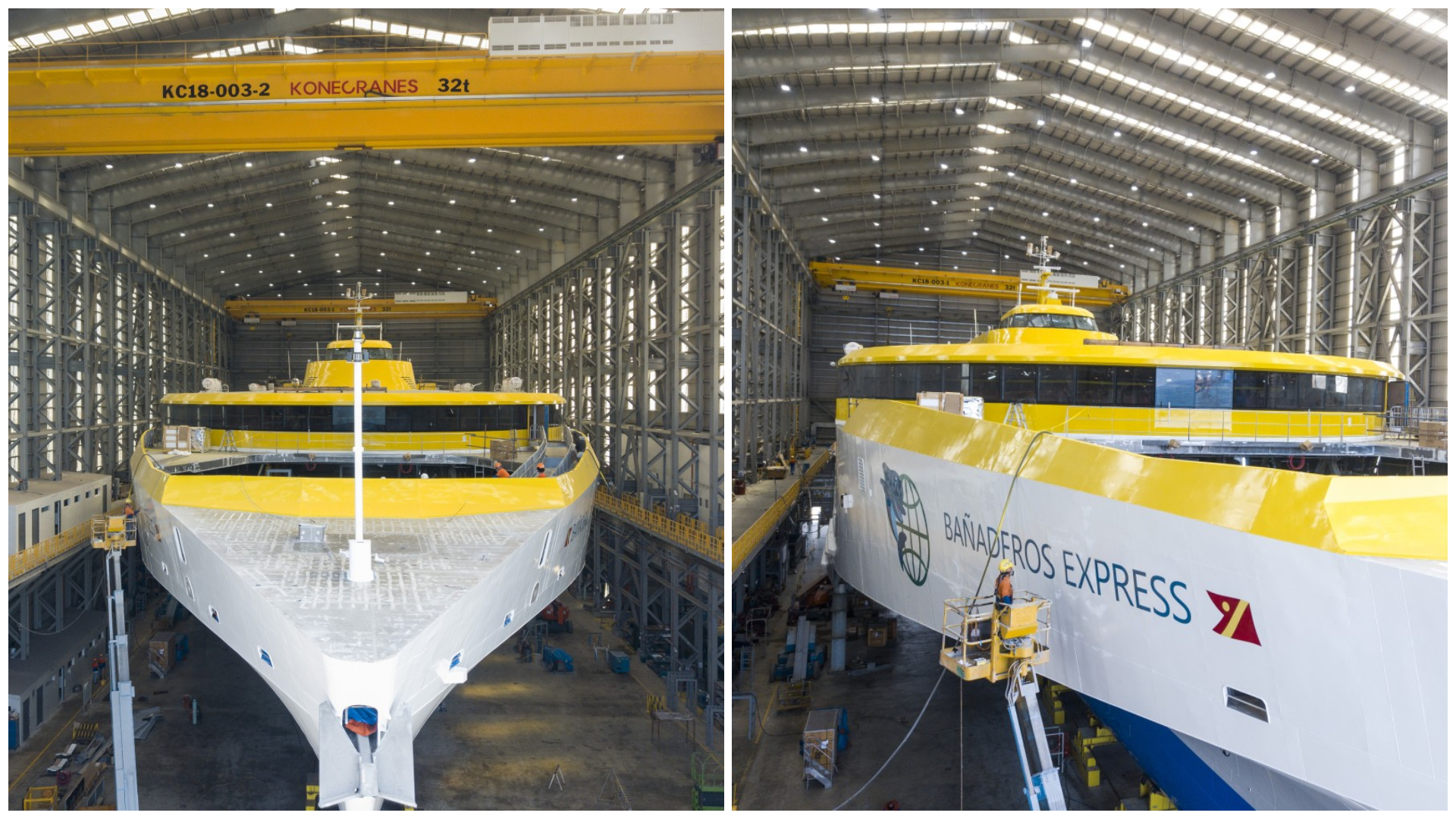 1 118-metre High Speed Trimaran Ferries Austal