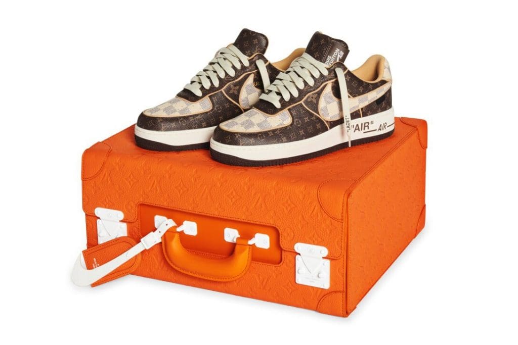 Nike x Louis Vuitton Air force 1 by Virgil Abloh Met Gold / Met