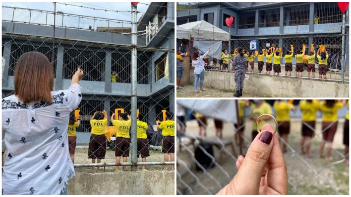 1 Girlfriend proposes to partner detained in Balamban, Cebu 2