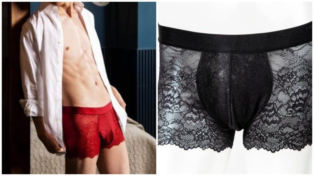 Lace boxer briefs for men: Japanese company creates underwear