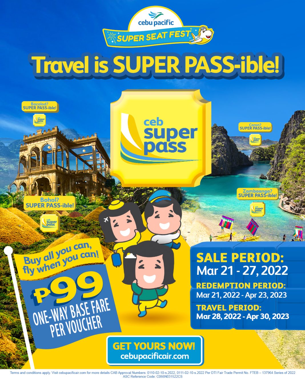 Cebu Pacific brings back 99Peso Blank Ticket Promo
