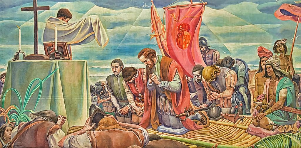 LIST Most Notable And Iconic Paintings In The Philippines   First Mass At Limasawa 1 1024x504 