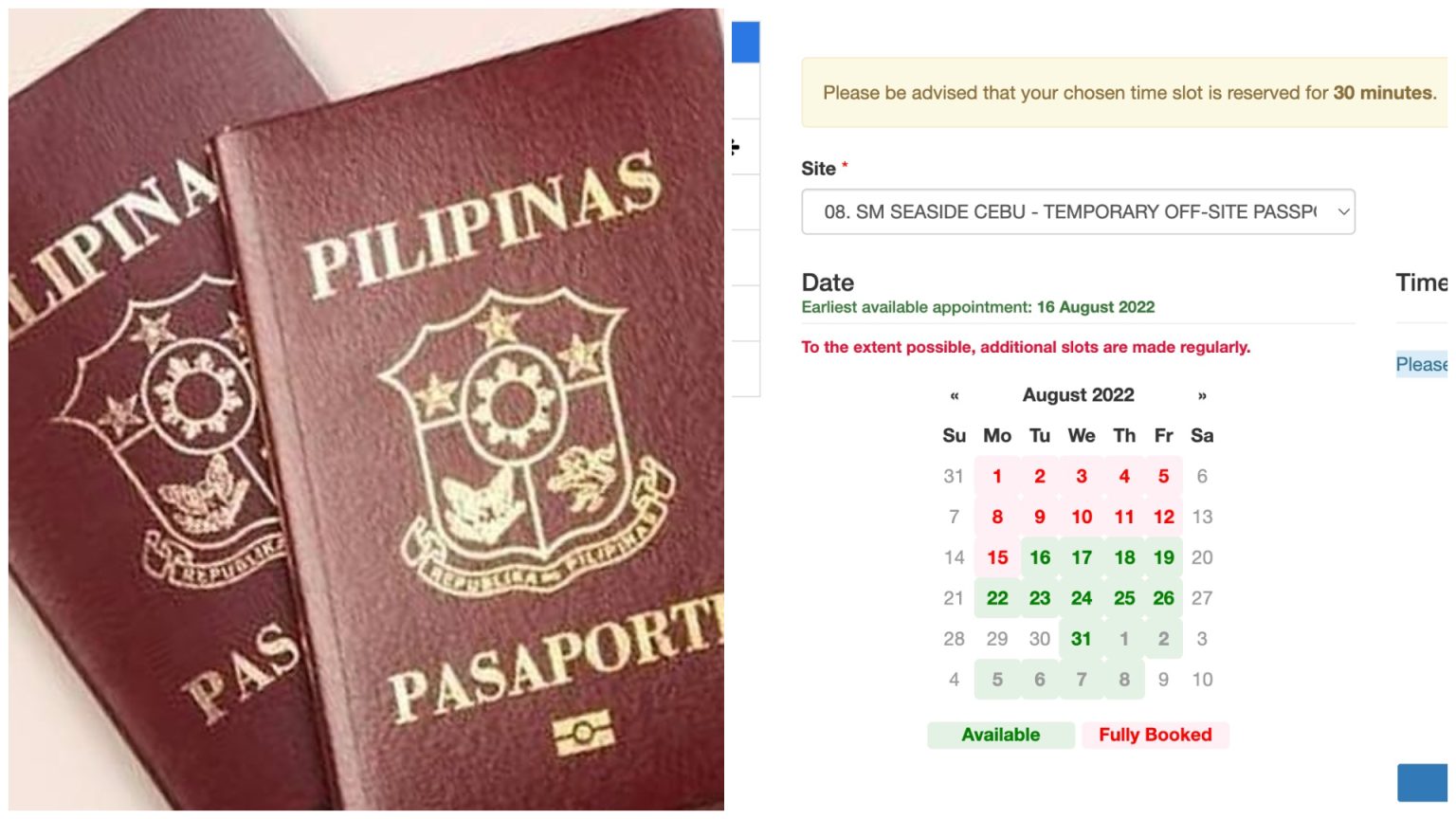 DFA Opens Passport Appointment Slots From August To September