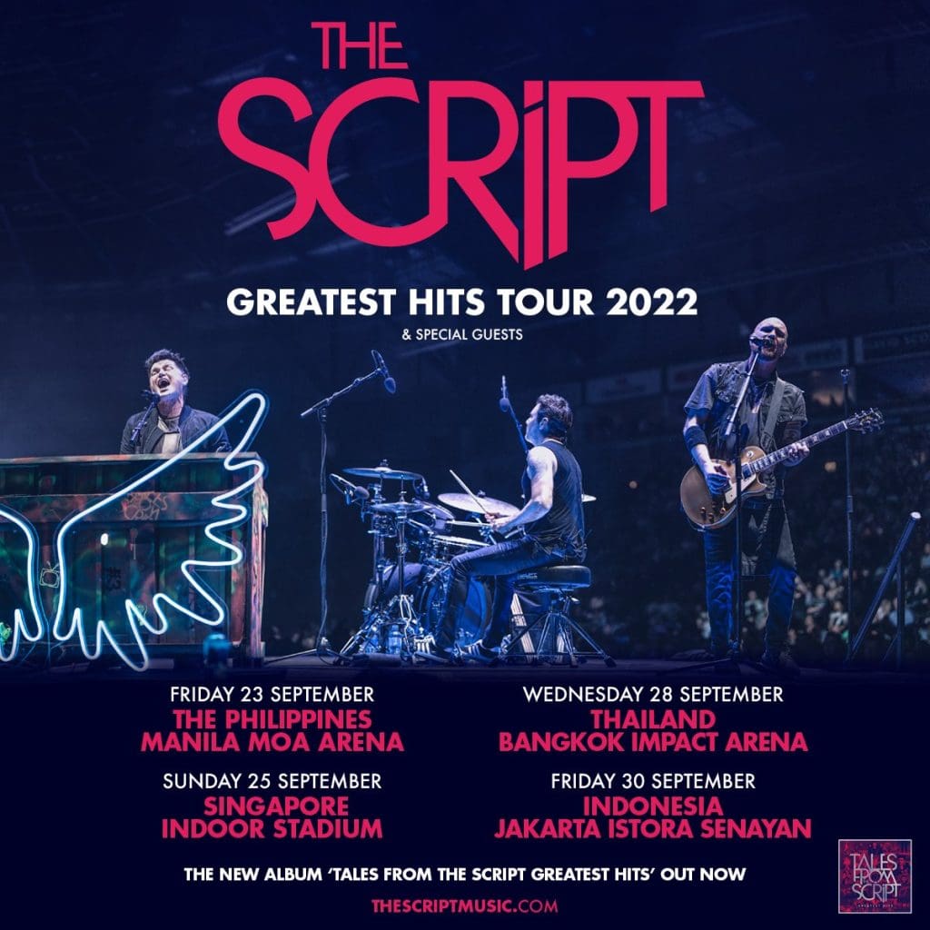 the script greatest hits tour 2022 setlist philippines