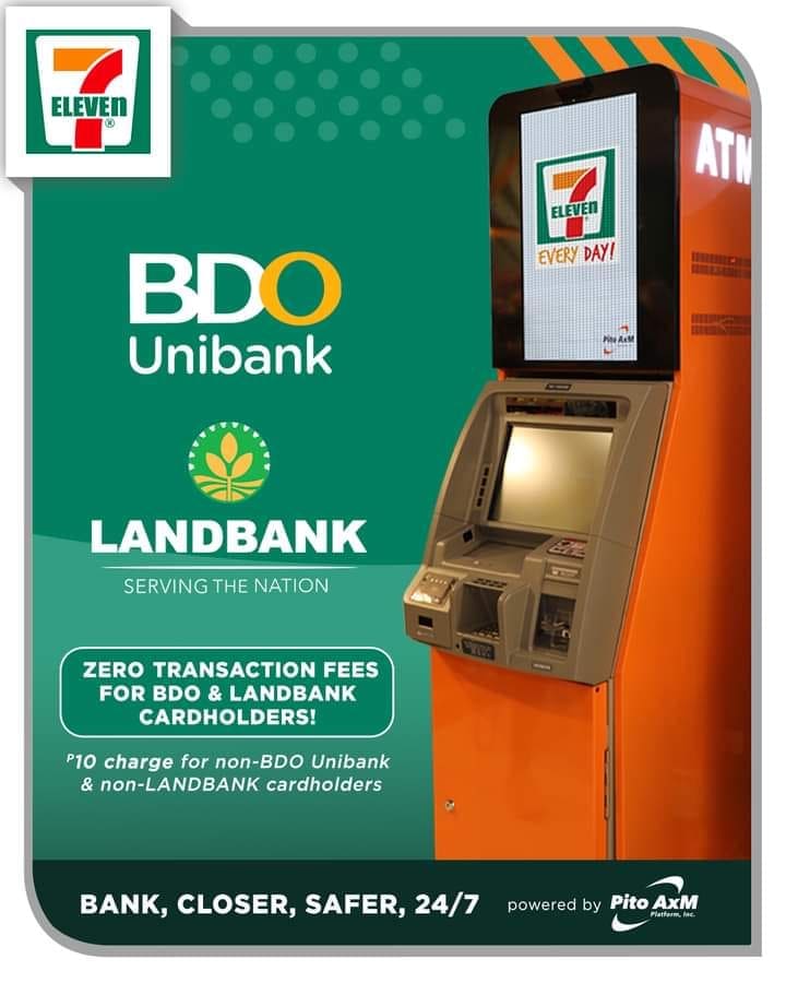 landbank-bdo-holders-can-now-withdraw-at-7-eleven-atms-for-free