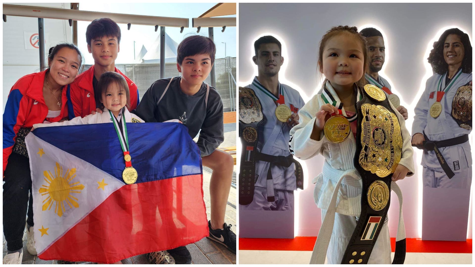 6-year-old Aielle Aguilar repeats as jiu-jitsu world champion