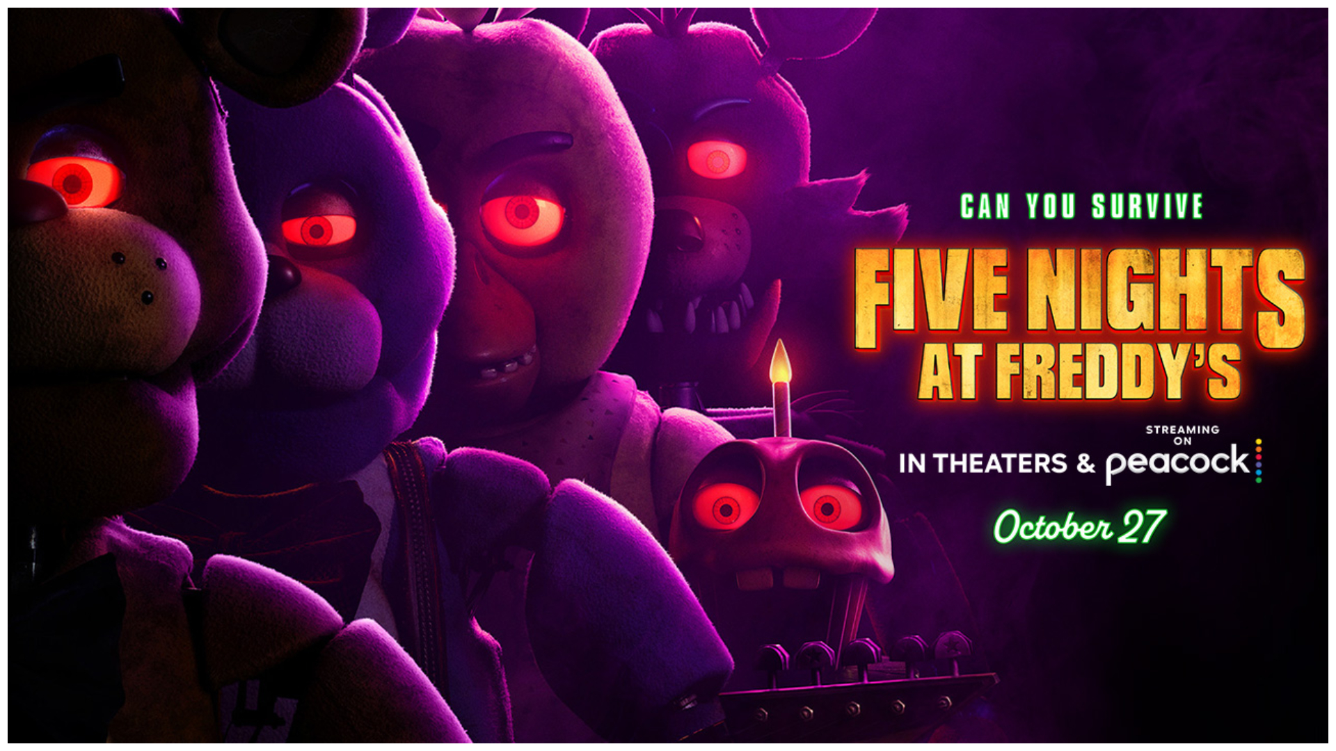 Five Nights At Freddy's Movie Gets 2023 Release Date & Debut