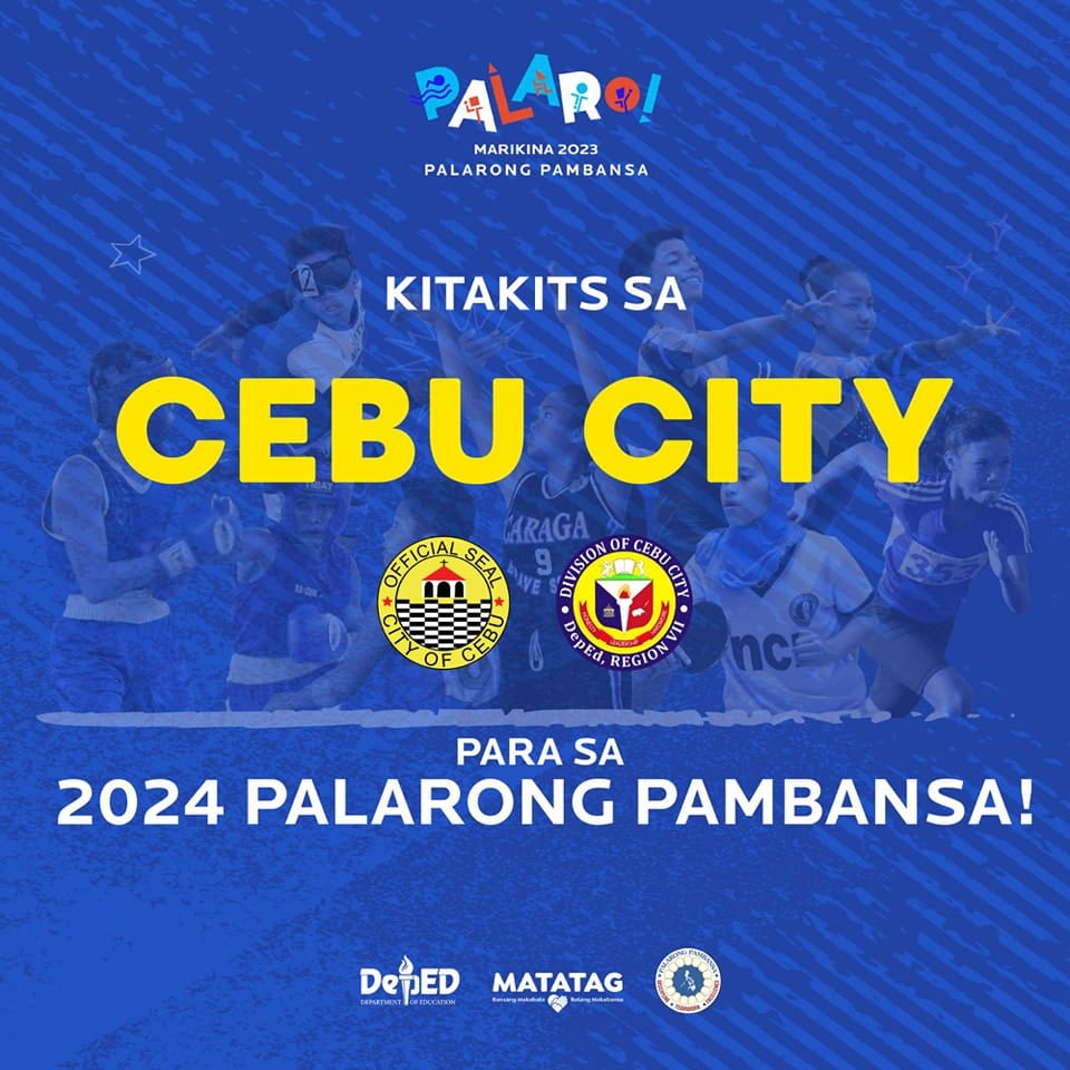 Cebu City will be officially hosting Palarong Pambansa 2024