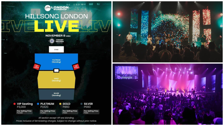JUST IN: Hillsong London Cebu Concert Ticket Prices Are Here!