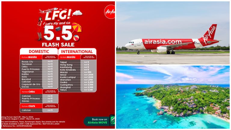 #SummerDeals: Fly to Puerto Princesa for Only ₱5 This May!