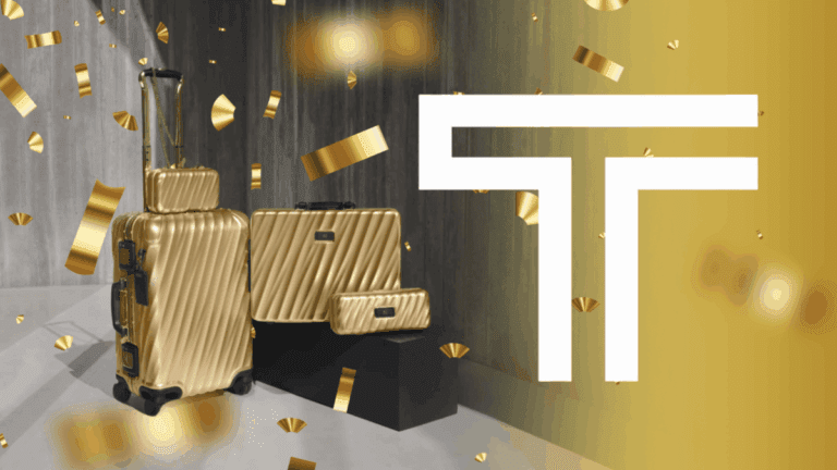 TUMI Releases Limited-Edition 50TH Anniversary Gold Collection