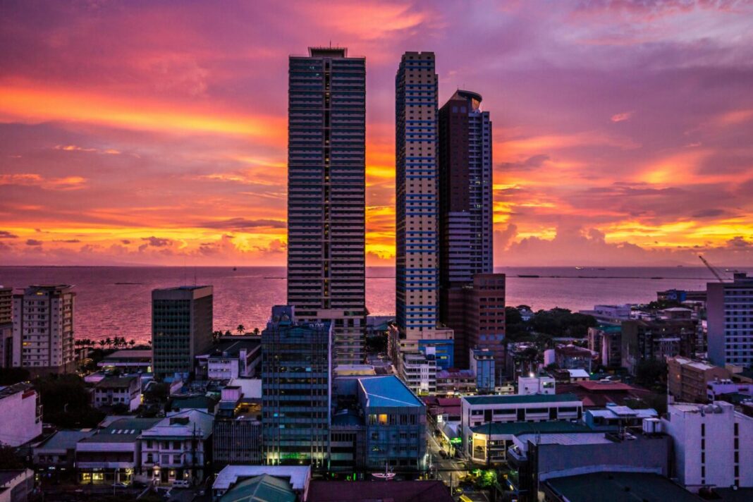 Twilight over Manila City