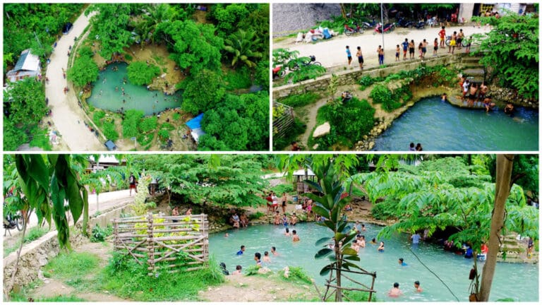 Mantayupan Spring Is The Path Of The Falling Water