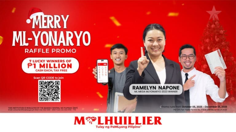 M Lhuillier drops its Biggest Promo of the Year – Merry ML-yonaryo Raffle Promo!