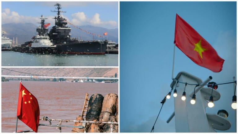 Typhoon Tino Forces Chinese Ships to Move