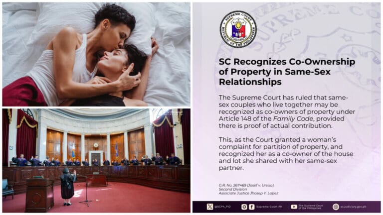 Supreme Court Recognizes Property Contributions of Same-Sex Partners