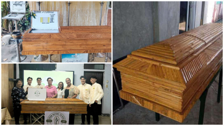 Sorsogon Students Turn Bamboo Into a Coffin That Costs Less Than ₱20,000
